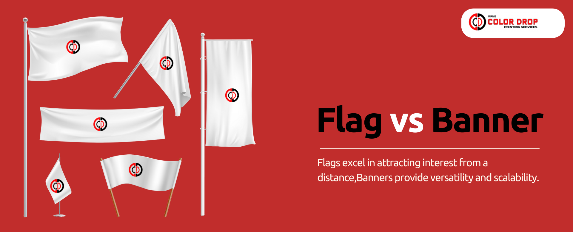 FLAG VS BANNER , Flag & Banner Printing services IN UAE